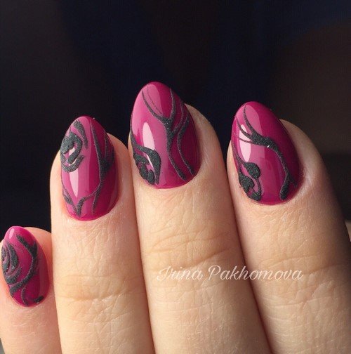 Яркий маникюр — оригинальные идеи дизайна ногтей в насыщенных оттенках