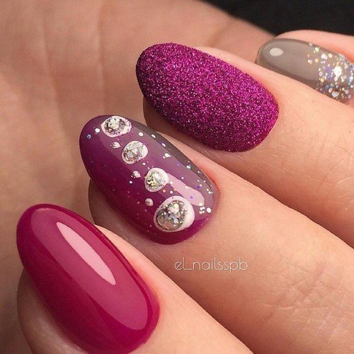 Яркий маникюр — оригинальные идеи дизайна ногтей в насыщенных оттенках